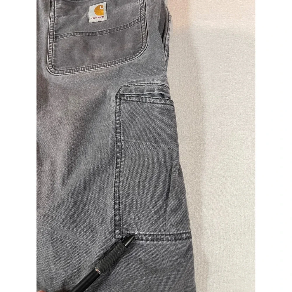 Carhartt Rugged Flex Relaxed Fit Canvas Double-Front Utility Work Pants 34x32